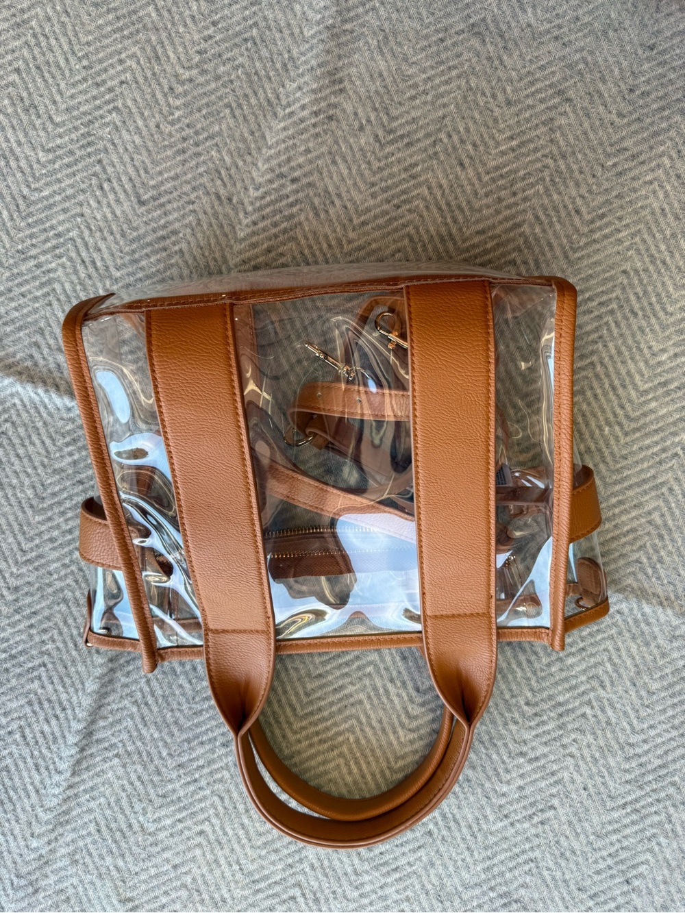 “A new day” stadium tote bag - Picture 2 of 3